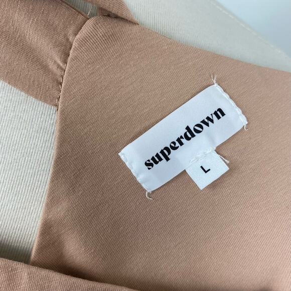 NWT super down Nude Cutout Mini Dress - Picture 8 of 9